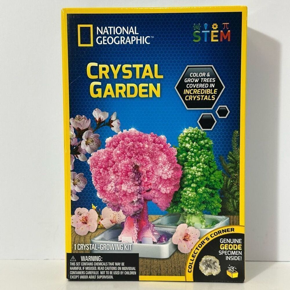 National Geographic Crystal Garden Growing Kit STEM